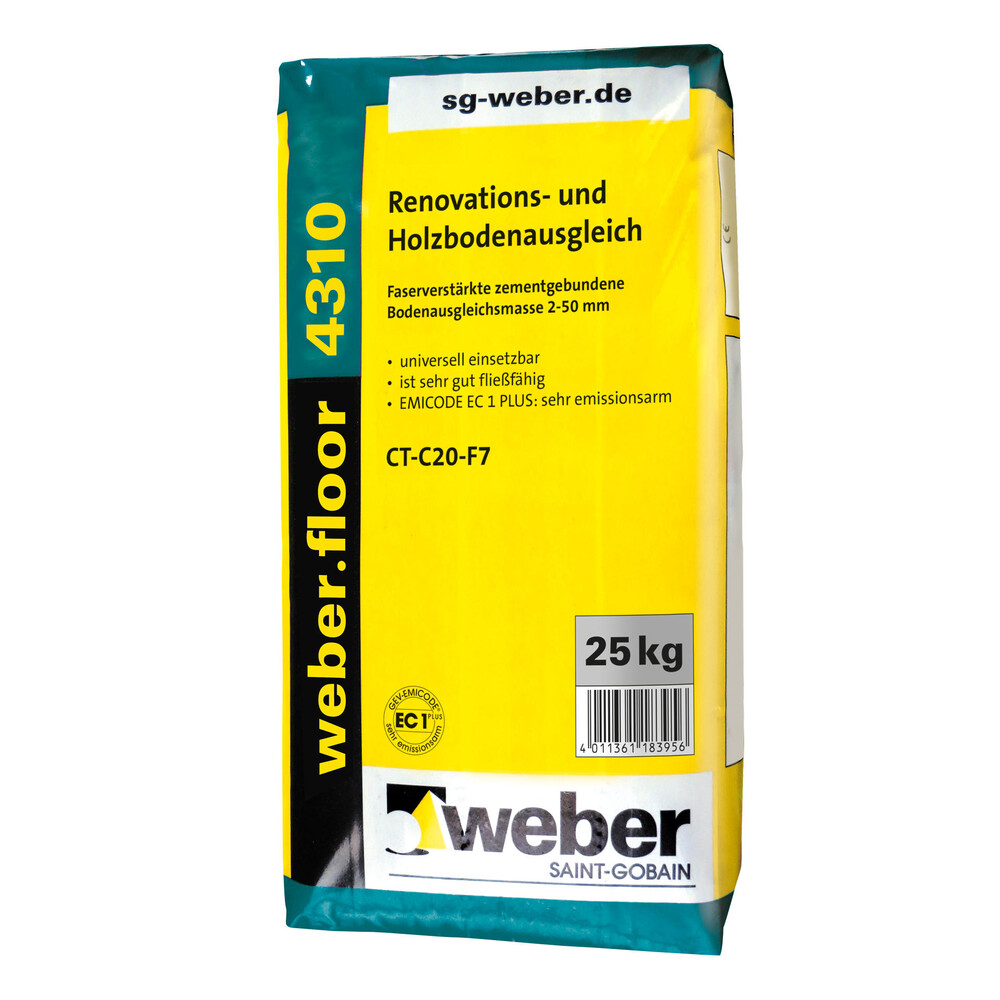 weber.floor 4310 Verpackung weber.floor 4310